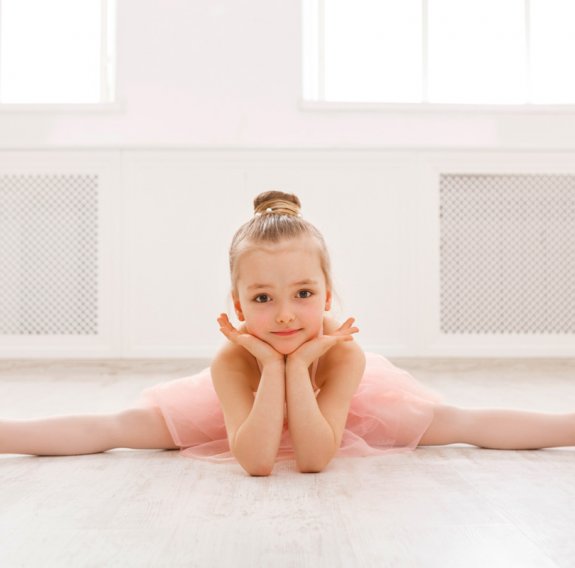 Kind beim Ballett