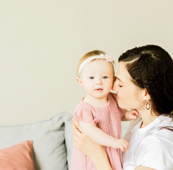 Mama mit ihrem Baby