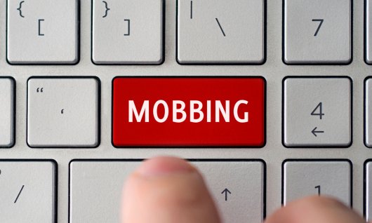 Tastatur mit "Mobbing"-Taste
