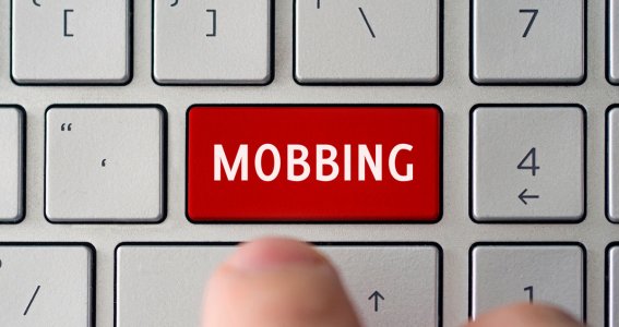 Tastatur mit "Mobbing"-Taste