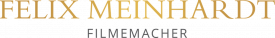 Das Logo vom Kursanbieter Felix Meinhardt Filmemacher mit gelber Schrift