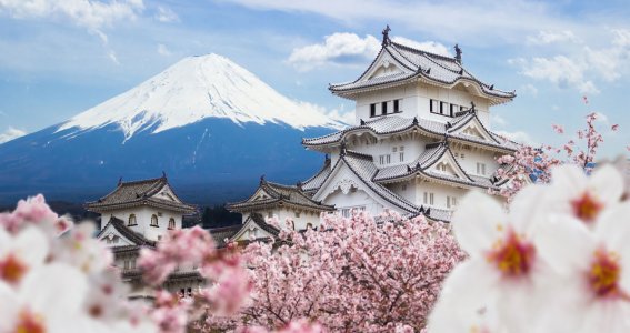 Landschaft in Japan