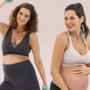 Zwei Schwangere im Fitnesskurs.