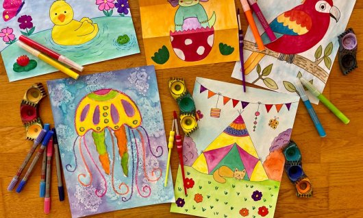 Online Mal- und Zeichenkurse für Kinder | Jetzt direkt buchen | Kursfreunde