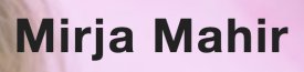 Logo Mirja Mahir Logo Mirja Mahir