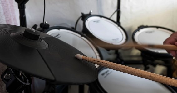 Bild eines Schlagzeugs