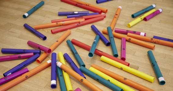 bunte Boomwhackers
