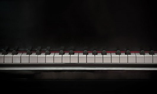 Bild einer Tastatur von vorne