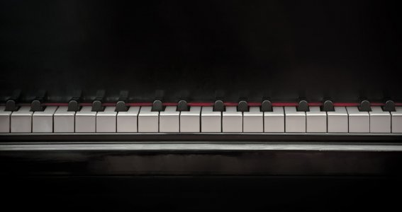 Bild einer Tastatur von vorne