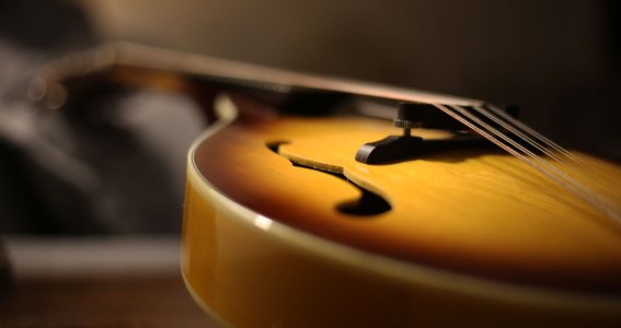 Foto einer Mandoline