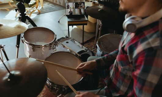 Online Percussionunterricht für Jugendliche Drumset