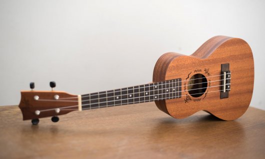 Foto einer Ukulele
