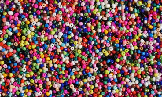 Bunte Perlen