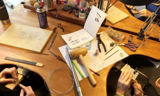 Kette aus Silber geschmiedet, Schmuckdesign für Erwachsene