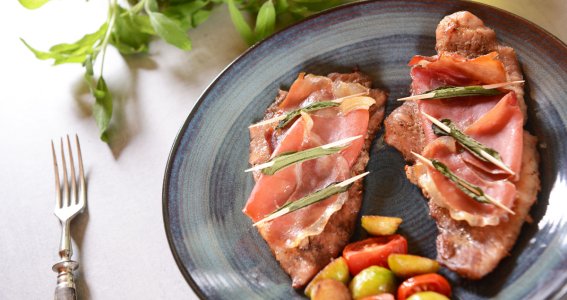 Saltimbocca alla Romana der italienischen Küche