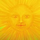 Malkurse für Kinder und Erwachsene Gezeichnete Sonne.