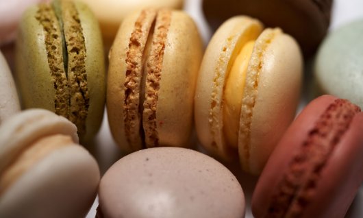 bunte Macarons 