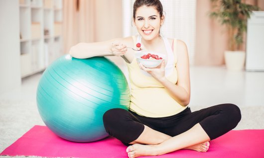 Sport und gesunde Ernährung hilft beim Abnehmen