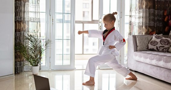 Online Karate für Kinder