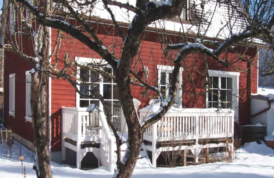 Atelier im Knauergarten im Winter