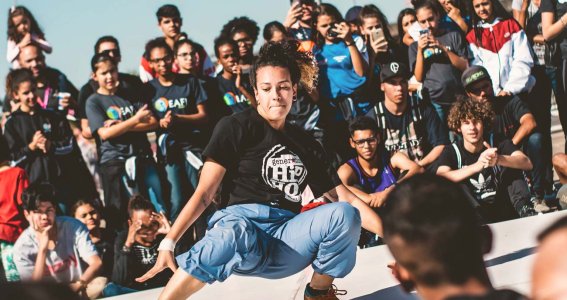 Hip Hop Tanz Battle Choreographie