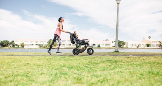 Laufen und Joggen mit Kinderwagen