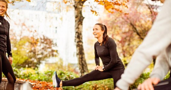 Fitnessübungen outdoor