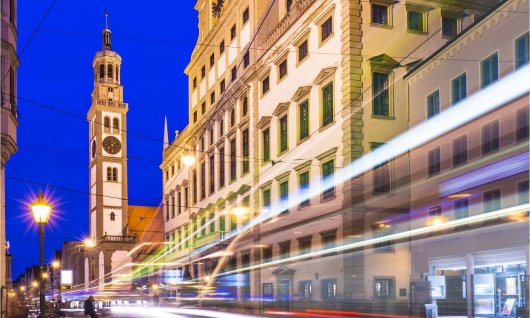 Fotokurs: Blaue Stunde | Erwachsene | Augsburg Innenstadt Fotokurs: Blaue Stunde | Erwachsene | Augsburg Innenstadt