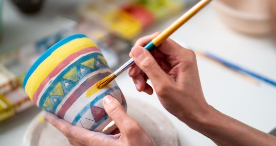 Pottery Painting | ERWACHSENE | Goldgrube