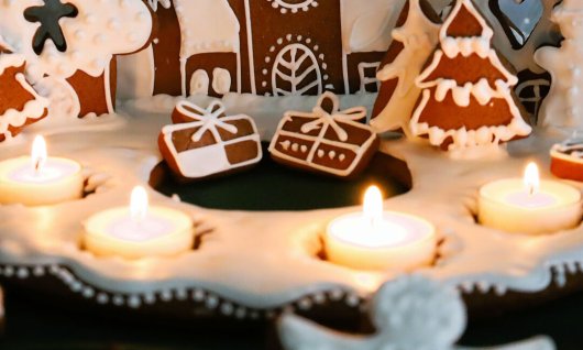 Backkurs: Lebkuchen-Adventskranz | ERWACHSENE | Online