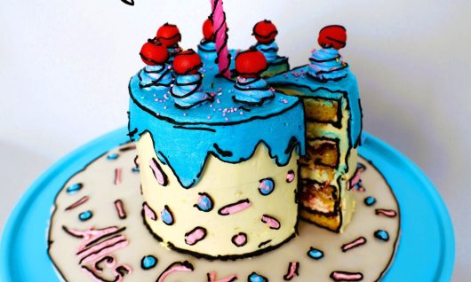 Backkurs: Comic Cake | ERWACHSENE | Online
