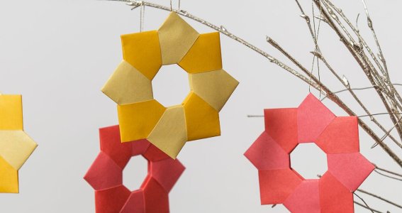 Falte Xmas Dekorationen | Erwachsene | Online