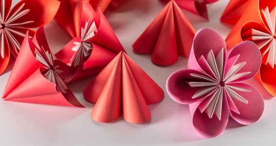 Origami Kurs: Falte Papierblume | Erwachsene | Online