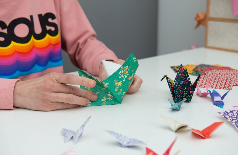 Origami Kurs: Falte Papiertulpen | Erwachsene | Online
