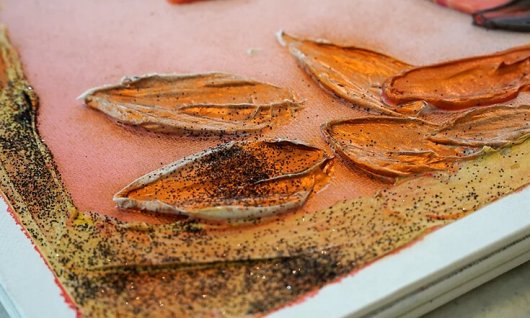 Strukturpaste auf Leinwand | Erwachsene | Trudering-Riem Strukturpaste auf Leinwand | Erwachsene | Trudering-Riem