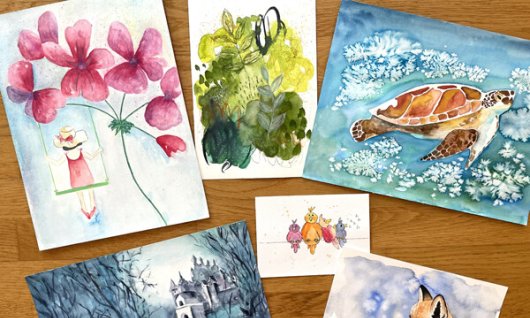 Live Online Malkurse: Kreative Malzeit für Mich | Erwachsene | Online