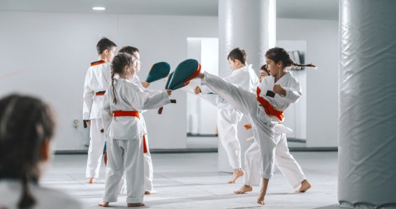 Kampfsport: Taekwondo für Anfänger | 7  - 9 Jahre | Mitte