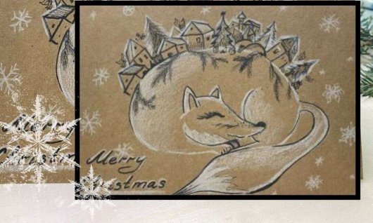 Malkurs: Füchslein im Winterschlaf | Erwachsene | Online