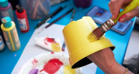Workshop: Blumentöpfe Gestalten | 4  - 99 Jahre | Heddernheim