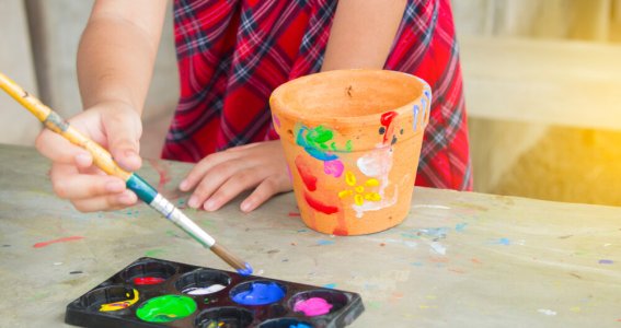 Workshop: Blumentöpfe Gestalten | 4  - 99 Jahre | Heddernheim