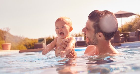 Pfingstferien: Babyschwimmen mit 2 Begleitungen | 8  - 10 Monate | Pasing-Obermenzing