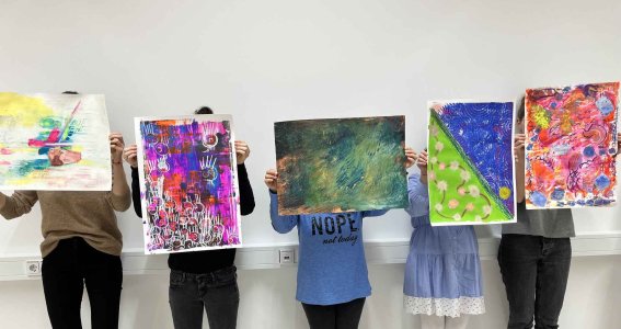 Heartpainting - entdecke dein kreatives Herz und bringe es zum Leuchten! | Erwachsene | München