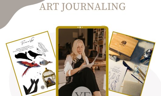 Art Journaling Onlinekurs “Frei wie ein Vogel” | Erwachsene | Video