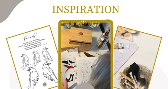 Art Journaling Onlinekurs “Frei wie ein Vogel” | Erwachsene | Video