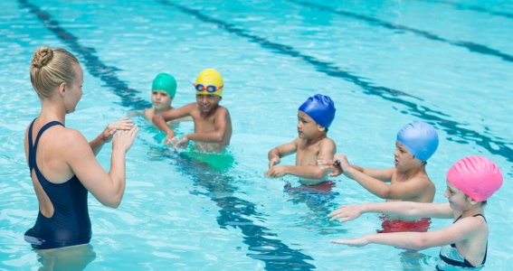 Schwimmkurs: Level 3 Fortgeschritten | 4  - 12 Jahre | Sendling-Westpark