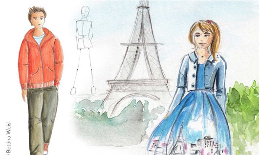 Workshop: Modezeichnen – Frühling in Paris | 8  - 17 Jahre | Au-Haidhausen