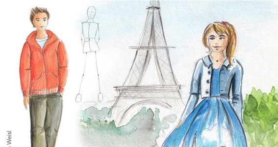 Workshop: Modezeichnen – Frühling in Paris | 8  - 17 Jahre | Au-Haidhausen