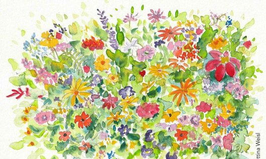 Wochenend-Worshop - Aquarellkurs Flower Power | 7  - 17 Jahre | Au-Haidhausen