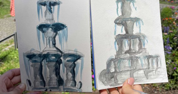 Workshop Kinder & Eltern: Urban Sketching Schnuppe | 7  - 99 Jahre | Au-Haidhausen
