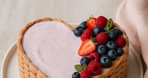 Backkurs: Joghurt-Herzkorb-Torte | Erwachsene | Online